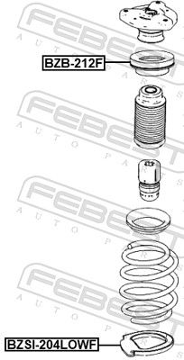 Опора пружины Mercedes Benz A2043210184