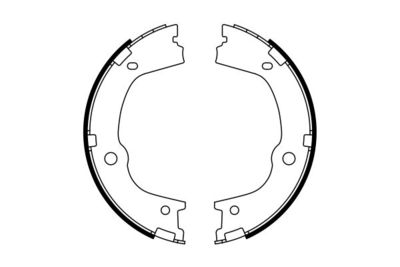 Колодки тормозные барабанные BOSCH 0986487776