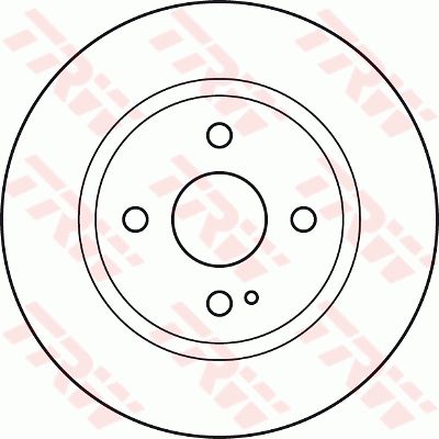 Диск тормозной передний TRW DF4966