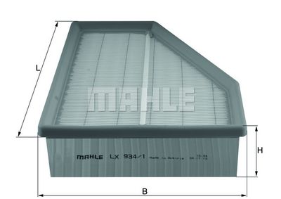 Фильтр воздушный MAHLE LX9341