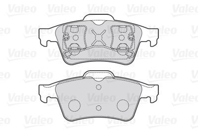 Колодки тормозные задние VALEO 301472