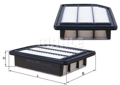 Фильтр воздушный MAHLE LX3901