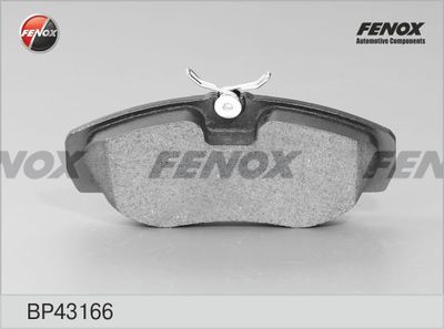 Колодки тормозные передние FENOX BP43166