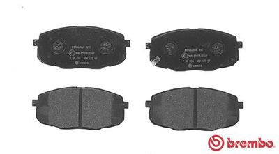 Колодки тормозные передние BREMBO P30034