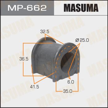 Втулка стабилизатора переднего Masuma MP662