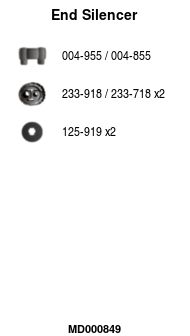 Глушитель средняя часть NOVAK 04331