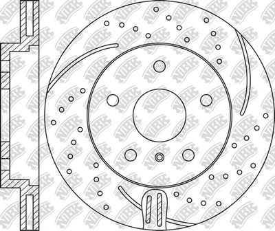 Диск тормозной NIBK RN1417DSET