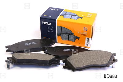 Колодки тормозные дисковые передние HOLA BD883