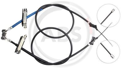 Трос стояночного тормоза задний барабанные тормоза COFLE 92105357