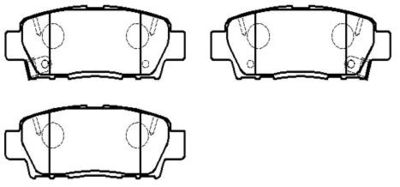 Колодки тормозные дисковые HSB HP5133