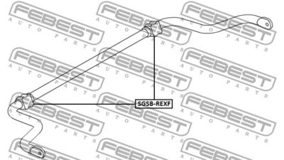 Втулка стабилизатора передней подвески ТОЧКА ОПОРЫ 12013303