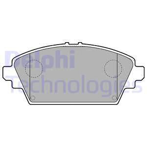 Комплект тормозных колодок DELPHI LP1732