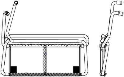Радиатор отопителя LUZAR LRH2805