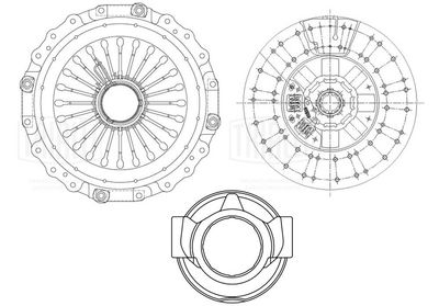 Сцепление в сборе TRIALLI FR822