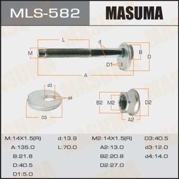 Болт развальный Masuma MLS582