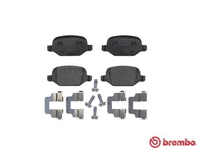 Колодки тормозные задние BREMBO P23064