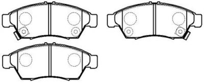 Колодки тормозные дисковые HSB HP8442