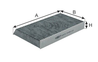 Фильтр салона угольный PMC PMEC08