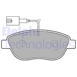 Колодки тормозные передние DELPHI LP1721