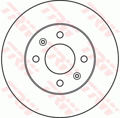 Диск тормозной TRW DF6040