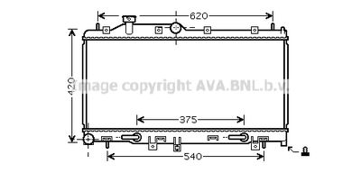 Радиатор системы охлаждения AVA SU2066