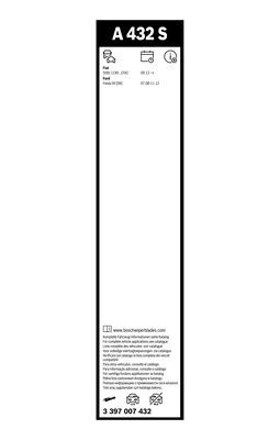 Щетка стеклоочистителя BOSCH 3397007432