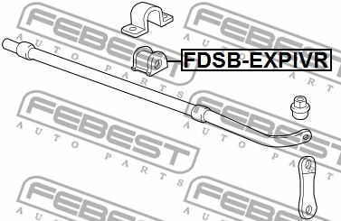 Втулка стабилизатора заднего FEBEST FDSBEXPIVR