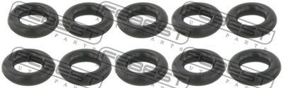 Кольцо уплотнительное форсунки впрыска топлива FEBEST RINGFL034PCS10