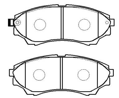 Колодки тормозные дисковые HSB HP9190