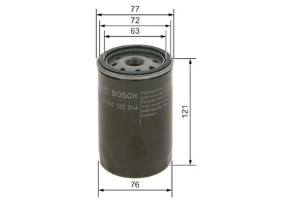Фильтр масляный BOSCH 0451103314