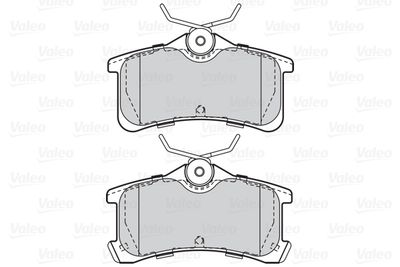 Колодки тормозные задние VALEO 302066