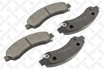 Колодки дисковые передние с антискрипными пластинами STELLOX 000543BSX